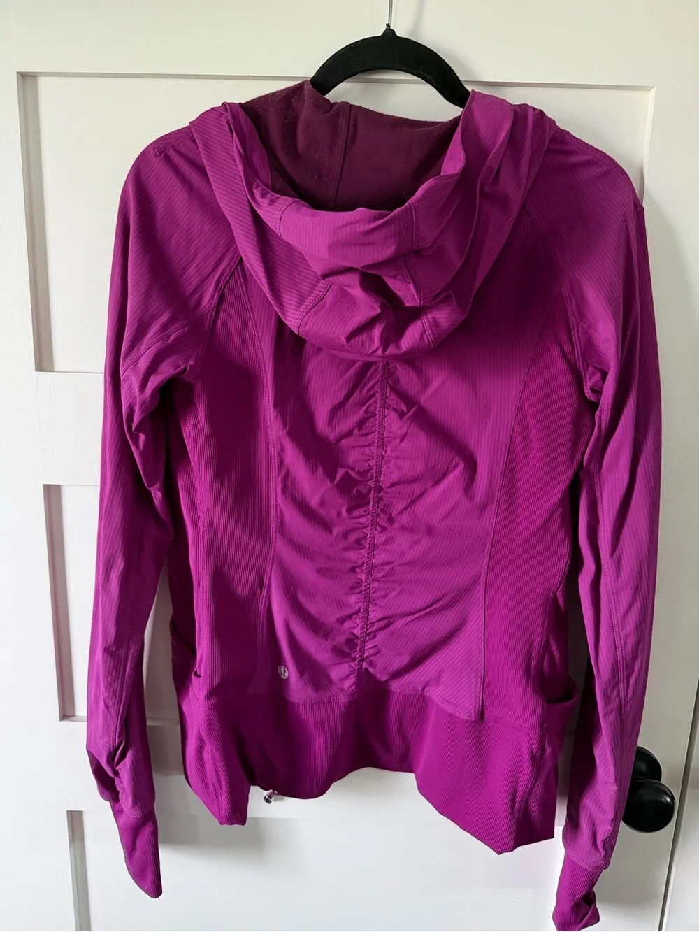 lululemon athletica Fuchsia Hooded Zip Jacket